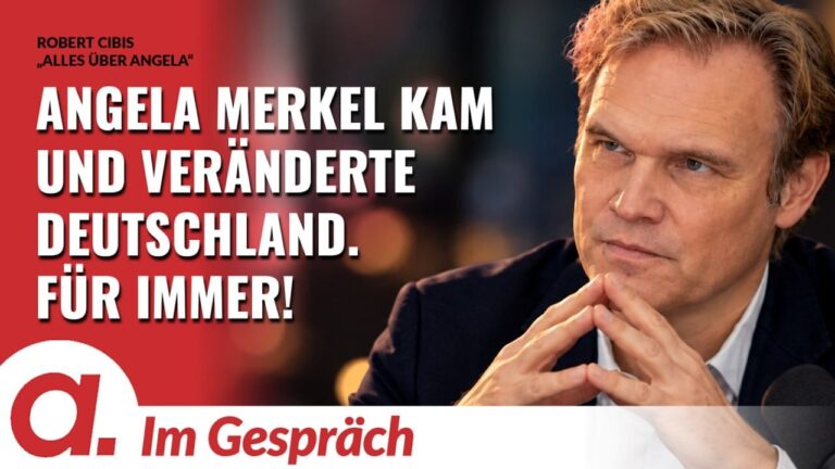 Mehr über den Artikel erfahren Im Gespräch: Robert Cibis | „Alles über Angela“ | Apolut