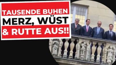 Mehr über den Artikel erfahren KAISER MERZ GRINST: Elite feiert sich, der Pöbel soll zahlen! | Westfälischer Friedenspreis 2026