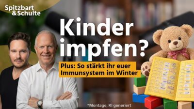 Mehr über den Artikel erfahren Kinderimpfungen, Grippe & Vitamin D: Dr. Spitzbart Klartext