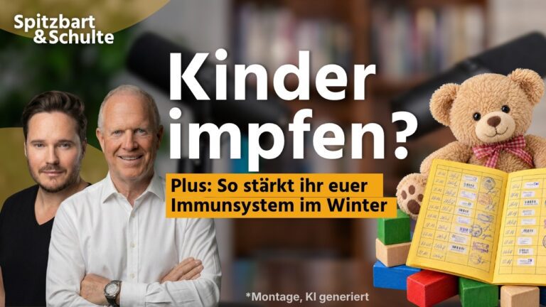 Mehr über den Artikel erfahren Kinderimpfungen, Grippe & Vitamin D: Dr. Spitzbart Klartext