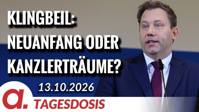 Mehr über den Artikel erfahren Klingbeil: Neuanfang oder Kanzlerträume? | Von Claudia Töpper | Apolut