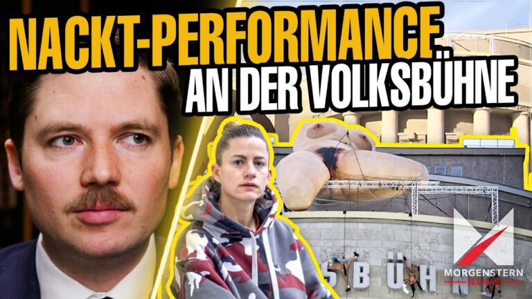 Mehr über den Artikel erfahren Kunstprojekt ohne Kleidung – Schrubben an der Berliner Volksbühne