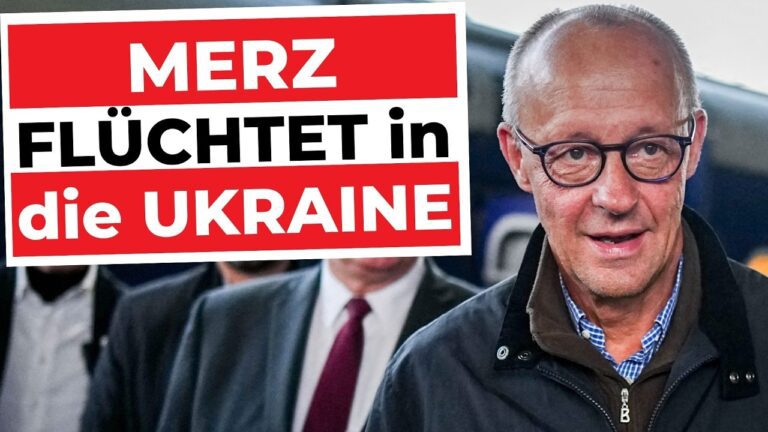 Mehr über den Artikel erfahren MERZ AUF FLUCHT: Pflegekasse leer, Milliarden für Kiew, Deutschland pleite | Kanzler Kiew-Besuch