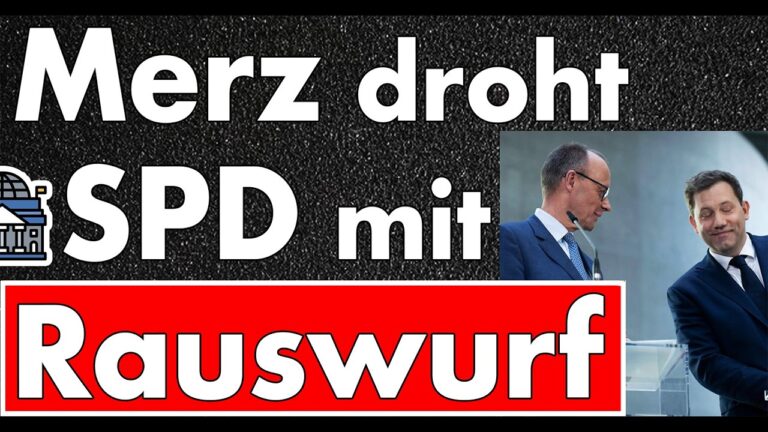 Mehr über den Artikel erfahren Merz droht der SPD mit Rauswurf? Die Pinocchio-Nummer aus der 25er-Gruppe.