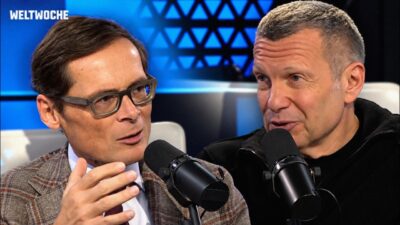 Mehr über den Artikel erfahren «Mit deiner Polemik kippst du Öl ins Feuer»: Köppel im Wortgefecht mit Russlands TV-Legende Solowjow