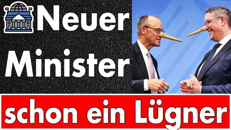 Neuer Minister schon ein Lügner: Schweitzer erwischt vor laufender Kamera