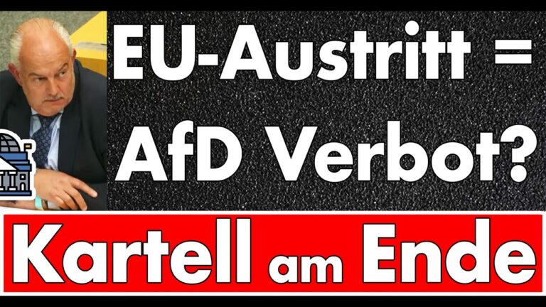 Mehr über den Artikel erfahren Quatschjura vom Kartell: Warum Kyrill-Alexander Schwarz den EU-Austritt zum AfD-Verbotsgrund erklärt