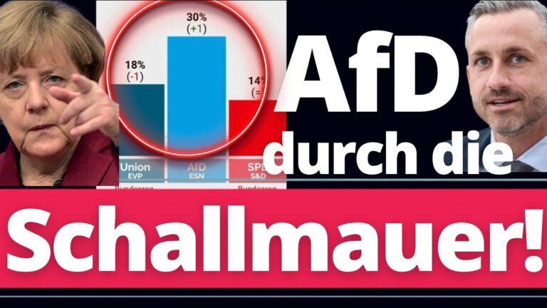 Mehr über den Artikel erfahren Sensation: AfD schießt auf 30% Merkel rastet direkt aus!