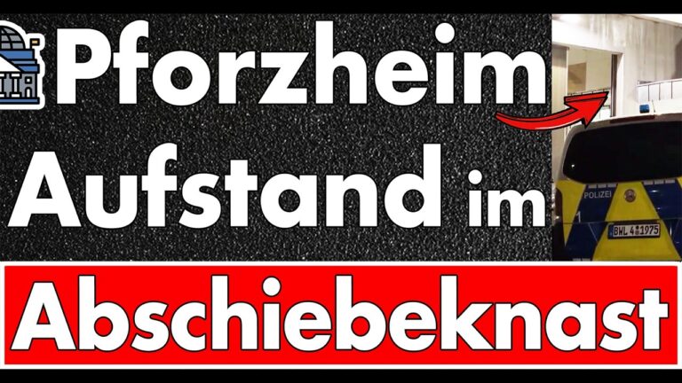 Mehr über den Artikel erfahren Streit in Abschiebehaft Pforzheim eskaliert: 20 renitente Insassen – 30 Polizisten!