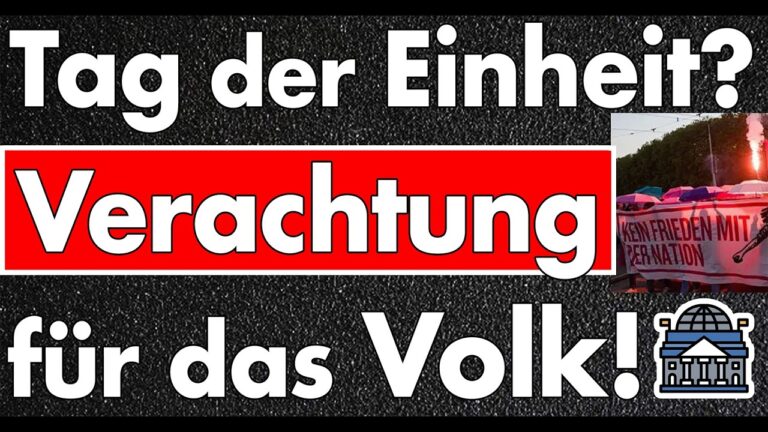 Mehr über den Artikel erfahren Tag der Deutschen Einheit: Besoffen singen, während das Land abstürzt