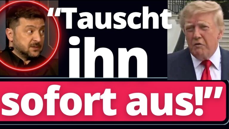 Mehr über den Artikel erfahren Trump Eskalation mit Selenski: „Der gehört sofort ausgetauscht!“