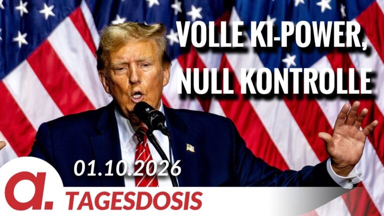 Mehr über den Artikel erfahren Trumps neuer Deal: Volle KI-Power, null Kontrolle | Von Janine Beicht | Apolut