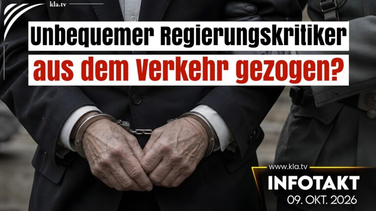 Unbequemer Regierungskritiker aus dem Verkehr gezogen?