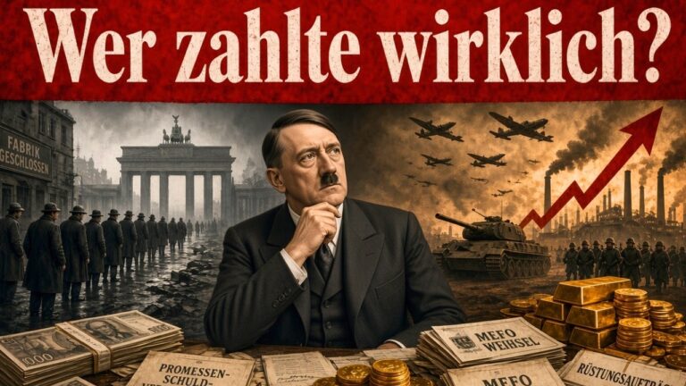 Mehr über den Artikel erfahren Wie finanzierte Hitler die Aufrüstung, obwohl Deutschland pleite war?