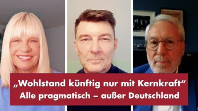 Mehr über den Artikel erfahren „Wohlstand künftig nur mit Kernkraft“ – Punkt.PRERADOVIC mit Prof. F. Vahrenholt u. Dr. Björn Peters